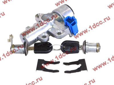 Замок зажигания с личинками дверей DF DONG FENG (ДОНГ ФЕНГ) 3704110-C0100 для самосвала фото 1 Чита