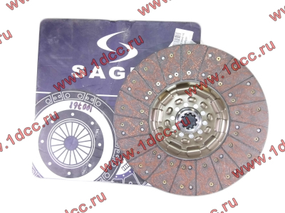 Диск сцепления ведомый 420 мм SAGES H2/H3 HOWO (ХОВО) WG1560161130 фото 1 Чита